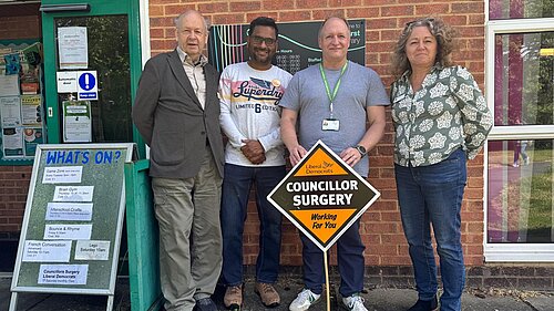 Liberal Democrats at Sandhurst Library Surgery