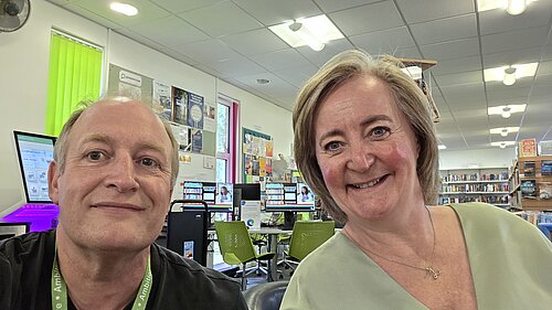 Councillors Mike Forster and Leigh Quigg